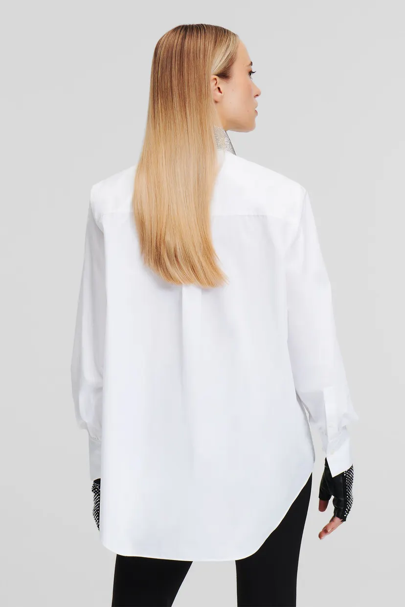 Женская белая рубашка 3