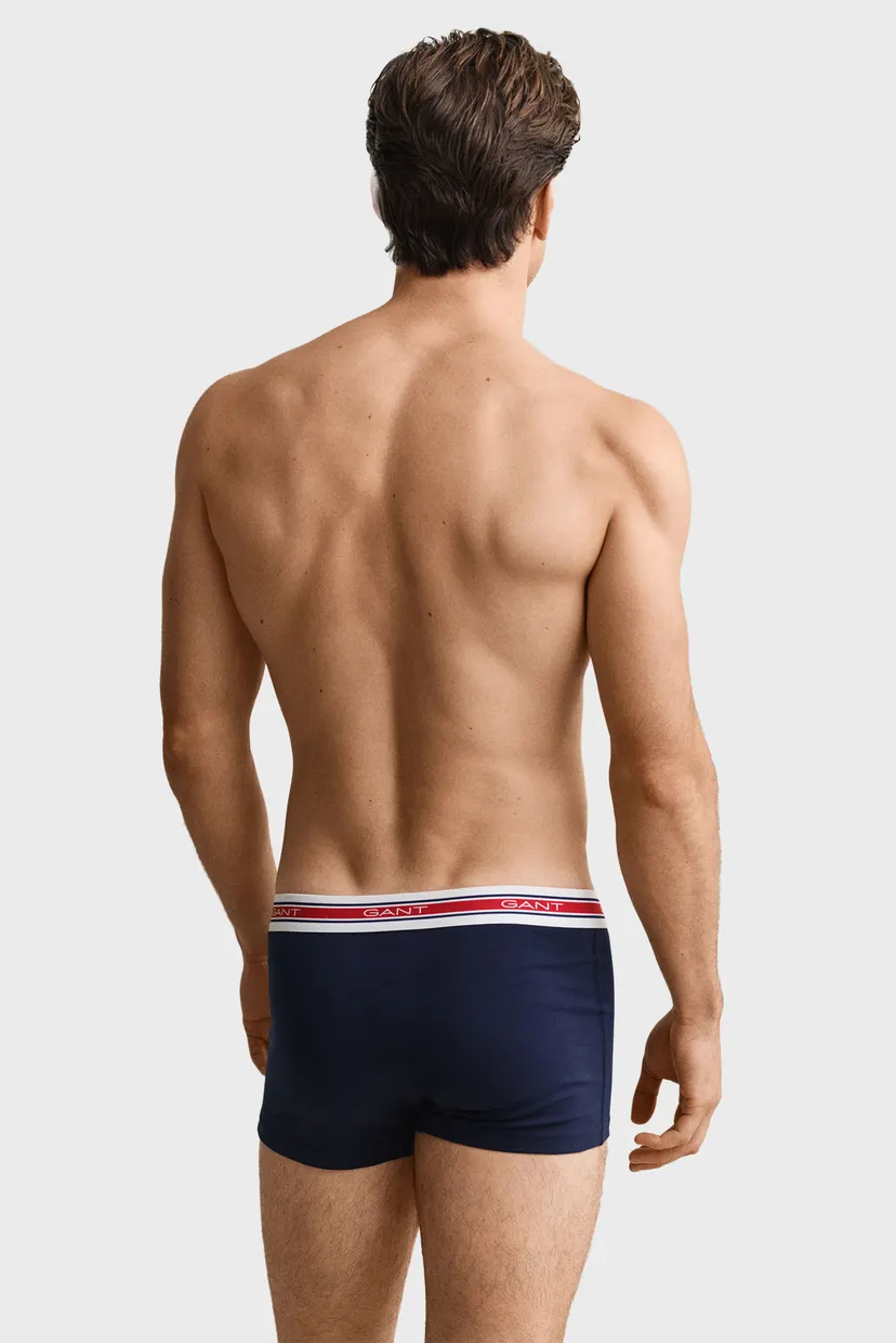 Чоловічі темно-сині боксери (3 шт) STRIPED WAISTBAND TRUNK 3
