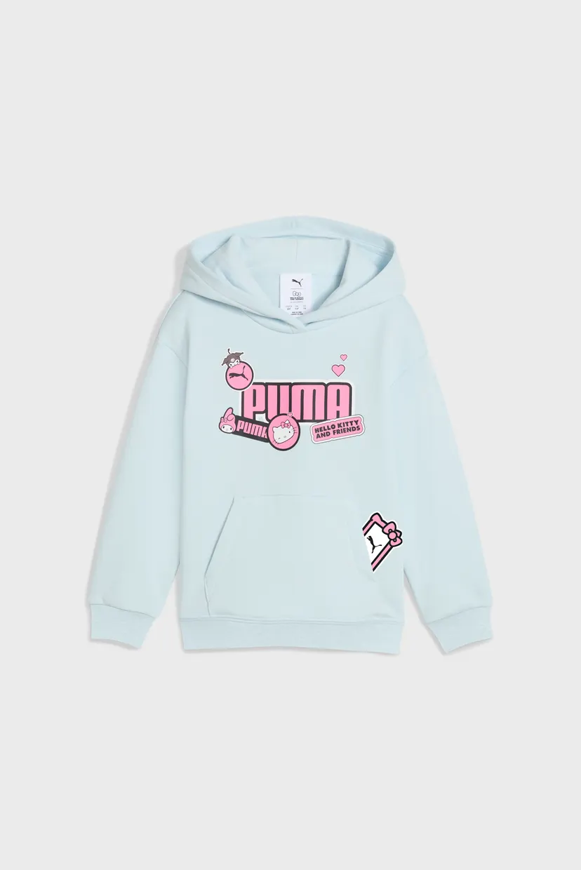 Дитяче блакитне худі PUMA x HELLO KITTY AND FRIENDS Graphic Hoodie Kids 4
