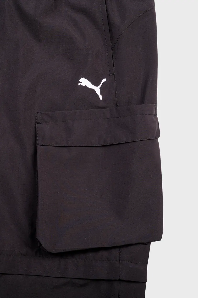 Мужские черные спортивные брюки Wardrobe Essentials 2in1 Cargo Pants Men 3