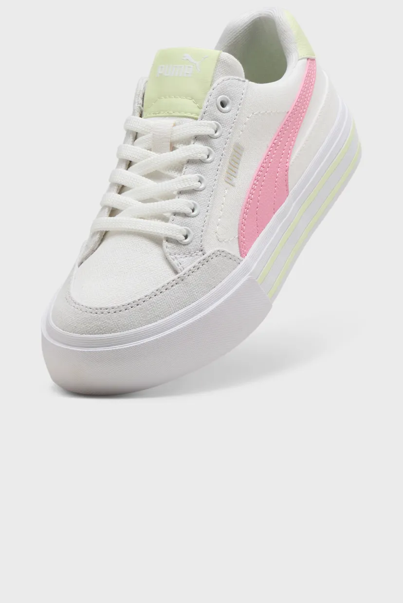 Дитячі білі кеди Court Classic Vulc Formstrip Youth Sneakers 5