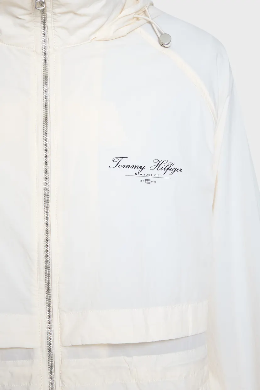 Жіноча біла вітровка ULTRA LIGHT HIP WINDBREAKER 6