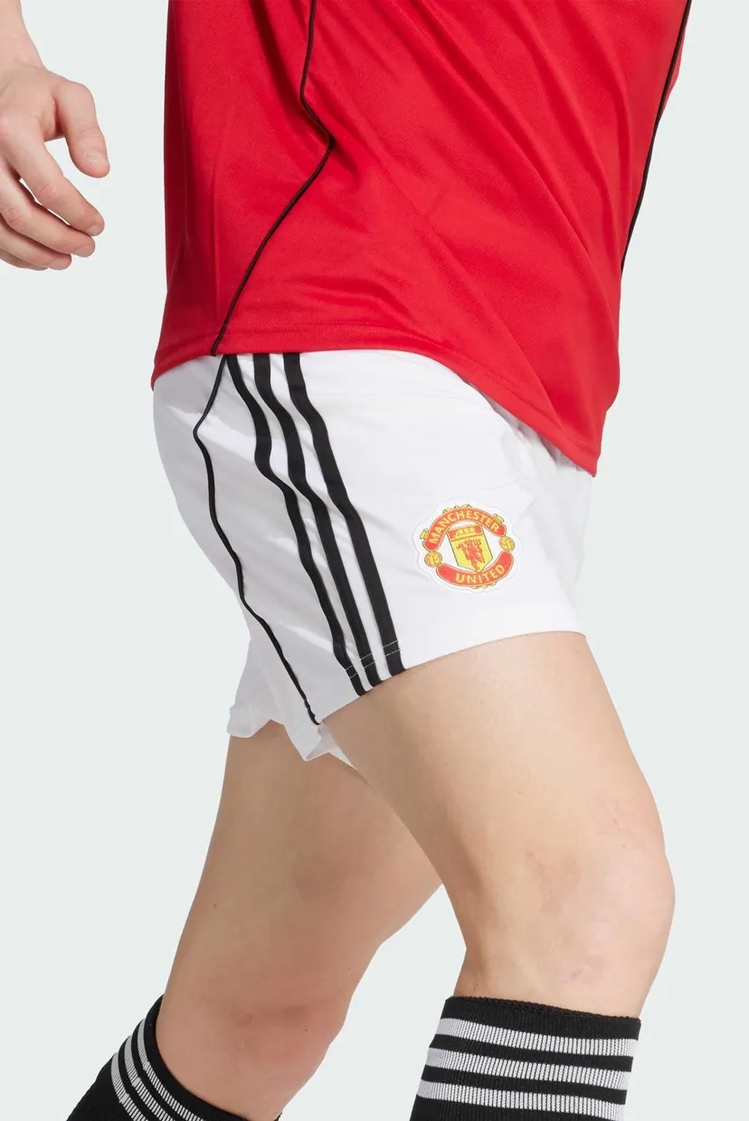 Мужские белые шорты Manchester United 25/26 Home 4