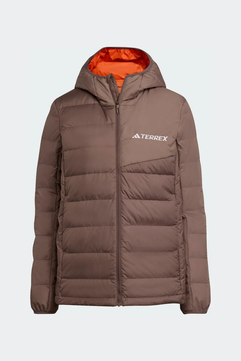 Жіночий коричневий пуховик Terrex Multi Light Down CLIMAWARM 6