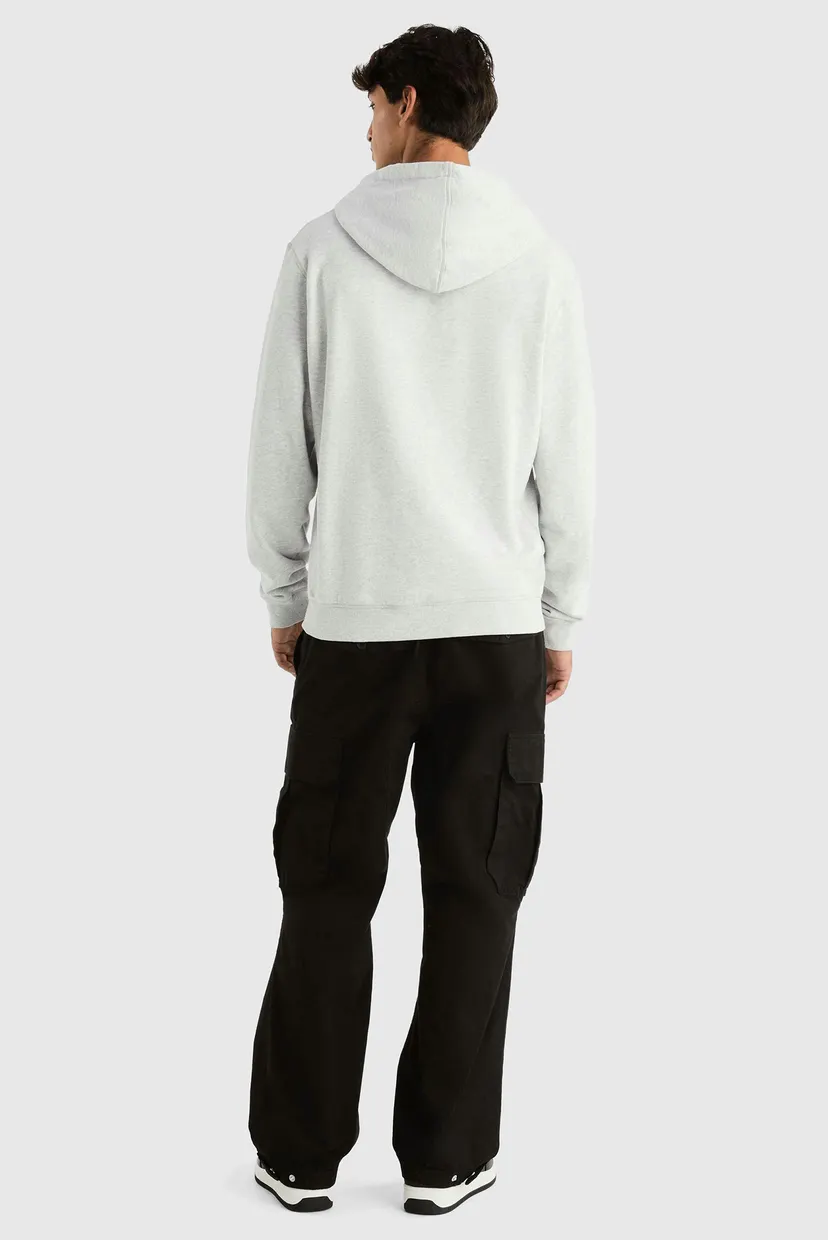 Чоловіче світло-сіре худі TJM REG NEW CLASSIC L HOODIE EXT 3