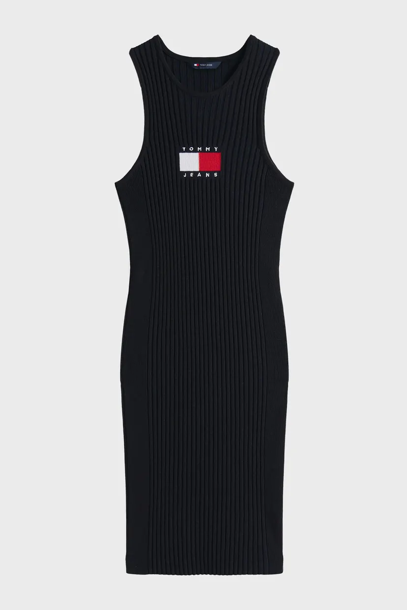 Жіноча чорна сукня FLAG SWEATER 5