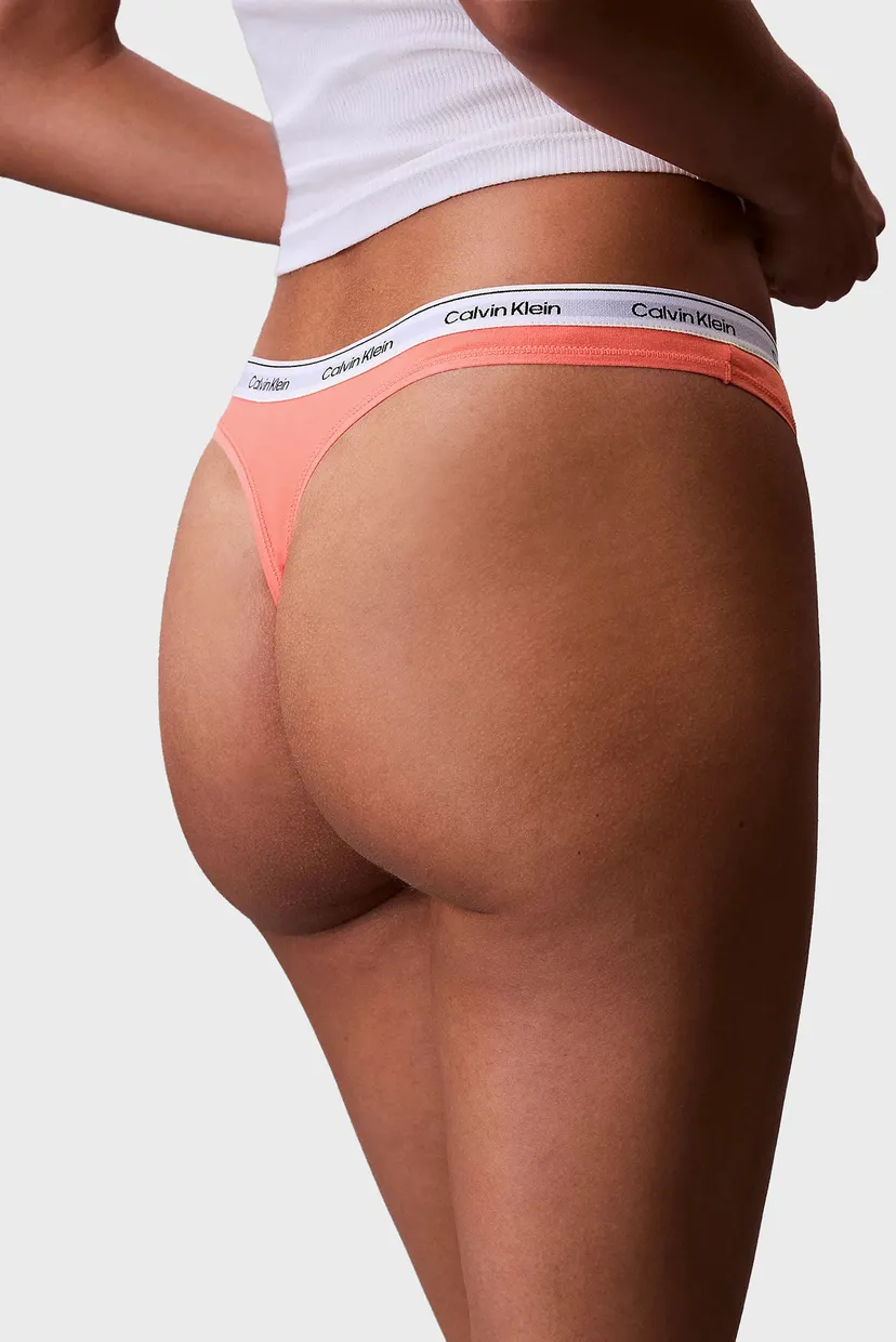 Женские коралловые трусики THONG 5