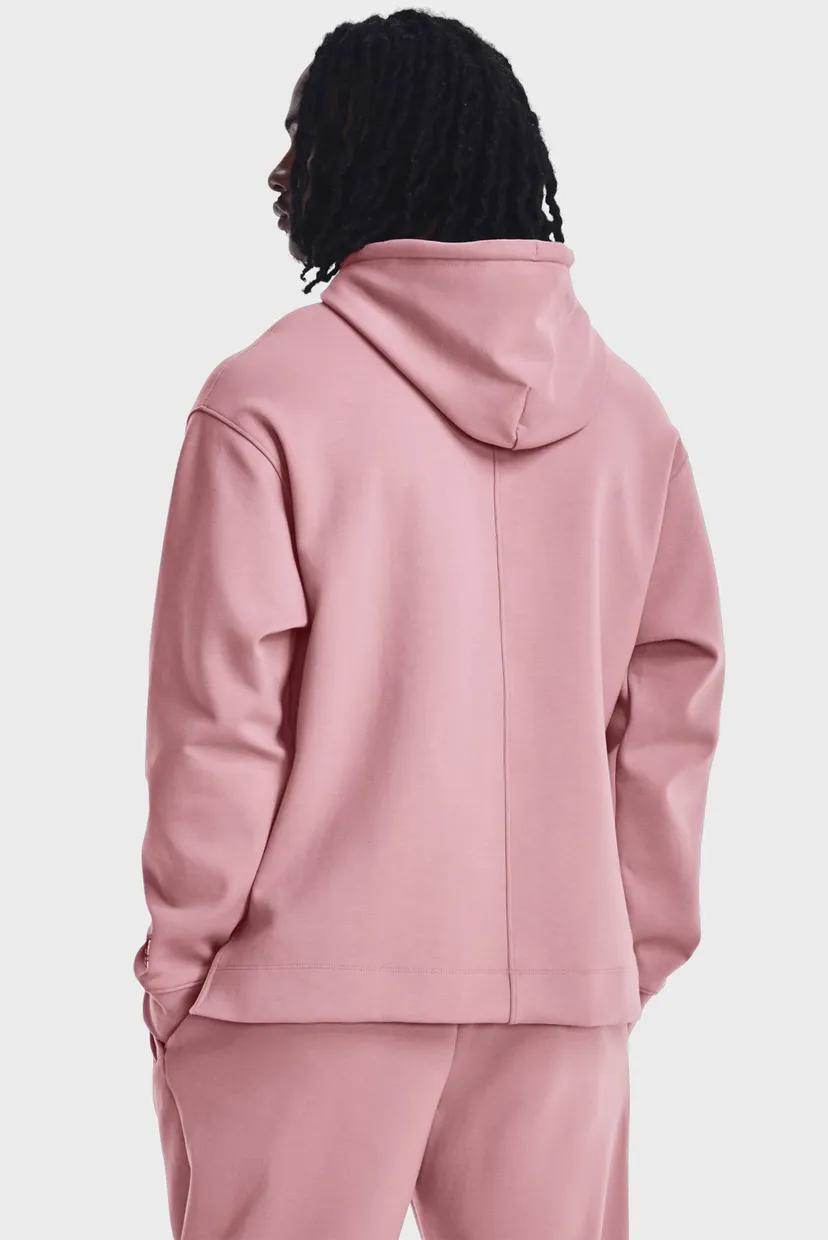 Розовое худи UA Summit Knit Hoodie (унисекс) 5