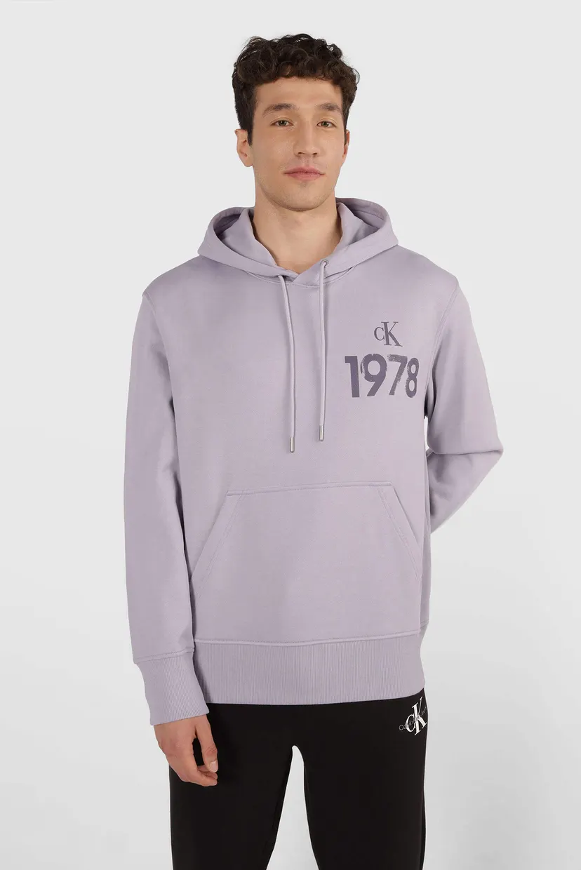 Мужское сиреневое худи VARSITY 1978 3
