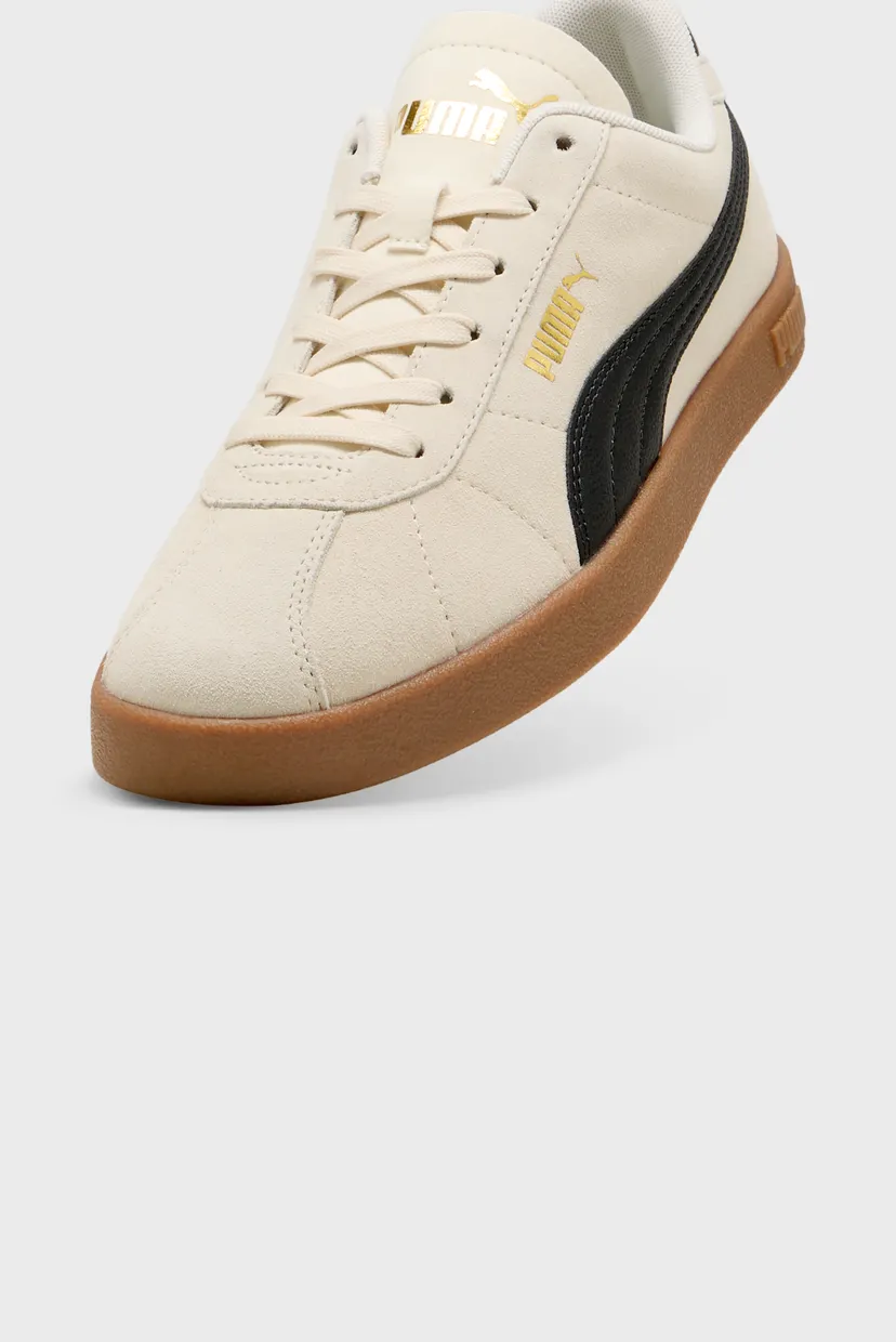 Белые кожаные сникерсы PUMA Club II Suede Sneakers Unisex 5