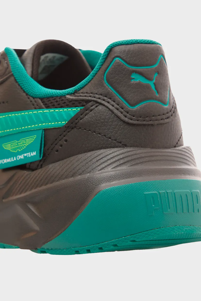 Черные кроссовки PUMA x ASTON MARTIN ARAMCO F1® TEAM Trinity 2 Low Sneakers Unisex 6