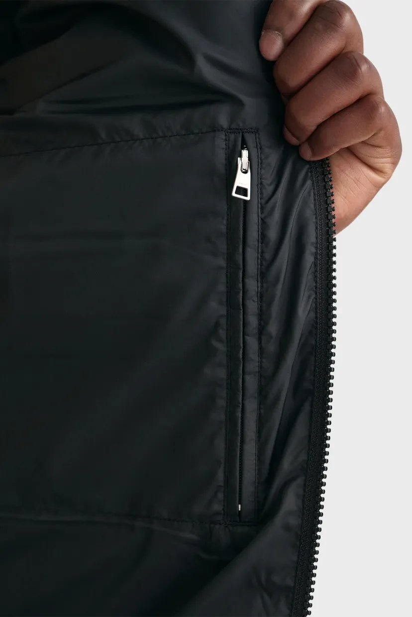 Чоловічий чорний пуховик LIGHT DOWN JACKET 7