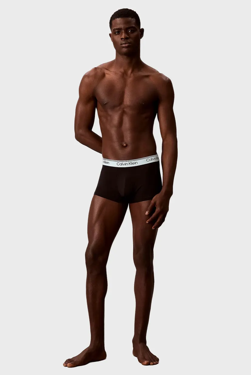 Мужские черные боксеры (3 шт) LOW RISE TRUNK 4