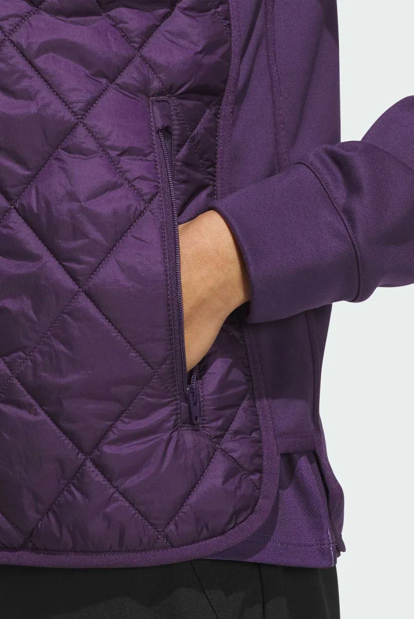 Жіноча фіолетова куртка Ultimate365 Quilted Full-Zip 4