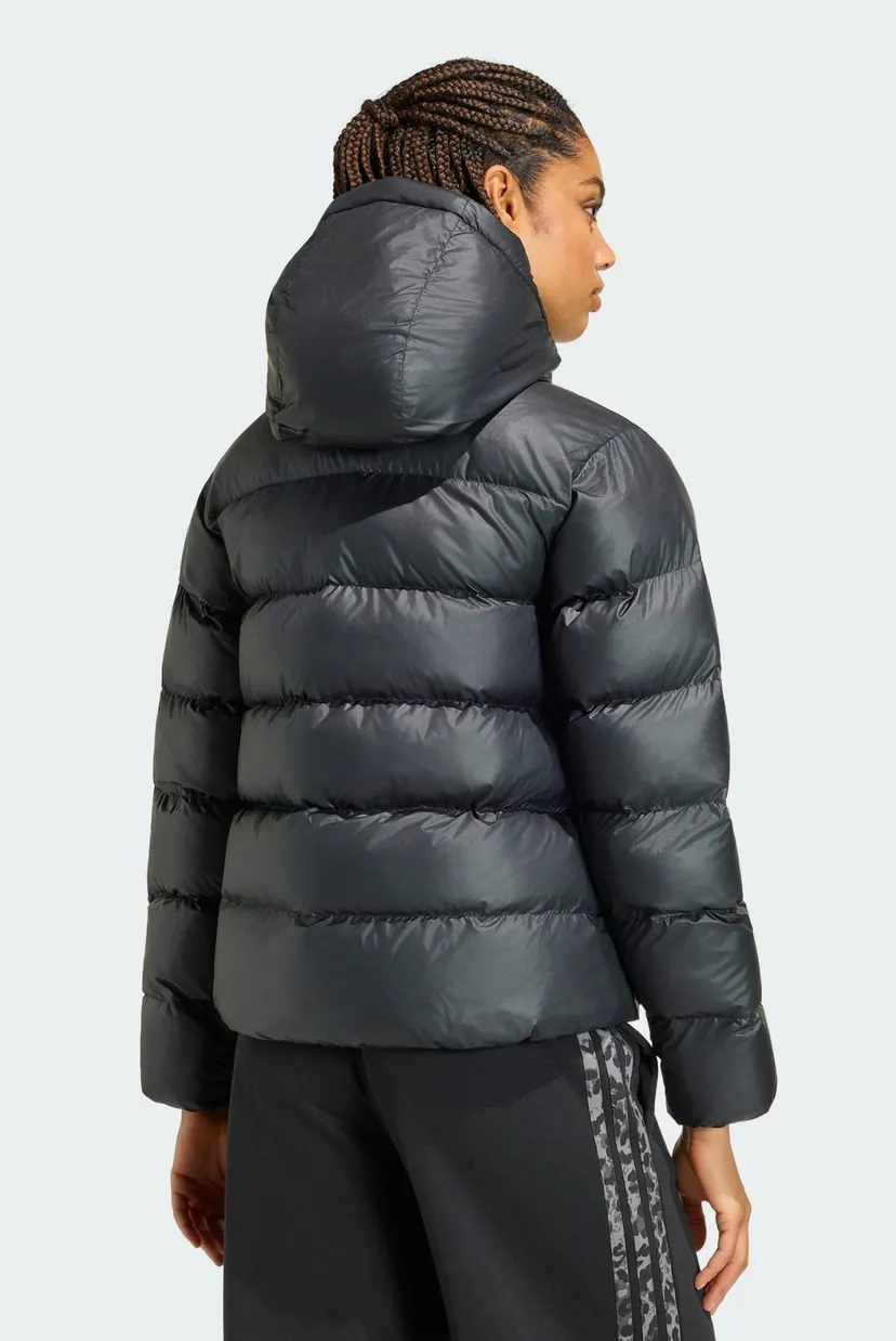 Жіноча чорна куртка ESSENTIALS INSULATION HOODED 3