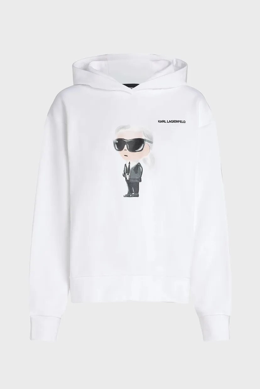Женское белое худи IKON AQUARELLE K HOODIE 5