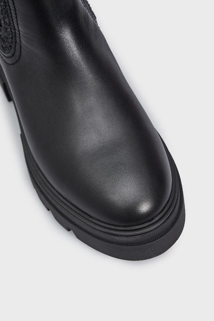 Жіночі чорні шкіряні челсі SEASONAL FEMININE CHELSEA BOOT 4