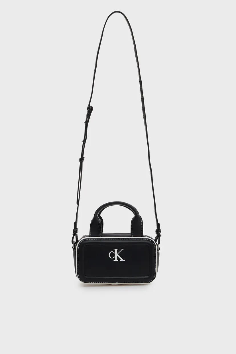 Жіноча чорна сумка CONTRAST MINI BAULETTO 5