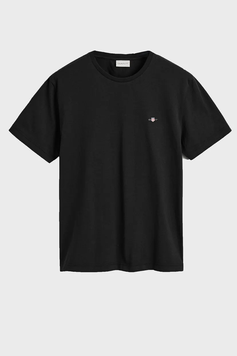 Чоловіча чорна футболка REG SHIELD SS T-SHIRT 5
