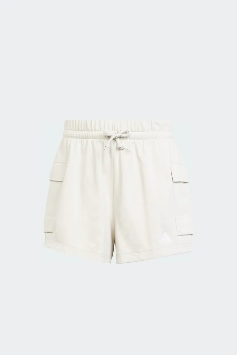 Жіночі бежеві шорти Essentials Small Logo French Terry Cargo 6