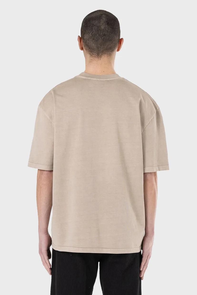 Мужская бежевая футболка BAYLOR OVERSIZED 3