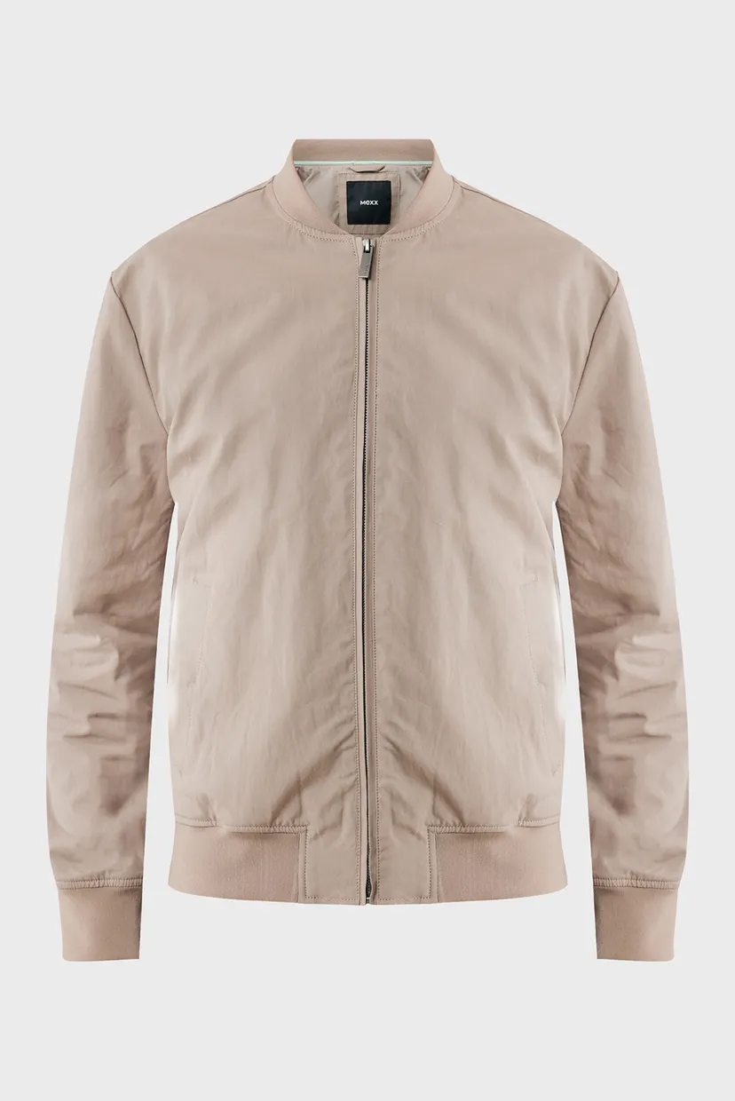 Мужской бежевый бомбер Cotton blend bomber jacket 6