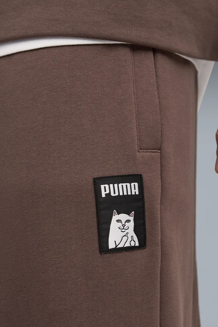 Чоловічі коричневі спортивні штани PUMA x RIPNDIP Sweatpants Men 4