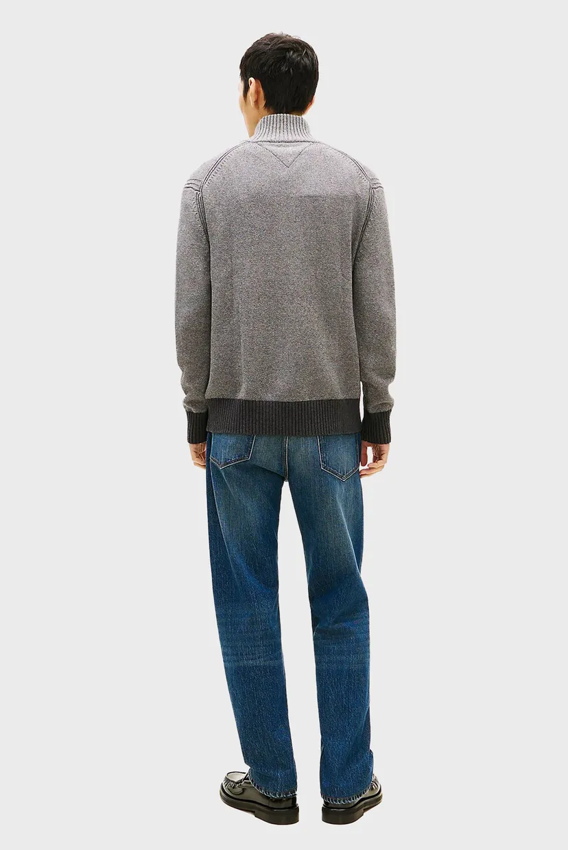 Чоловічий сірий кардиган MOULINE ZIP THRU 3