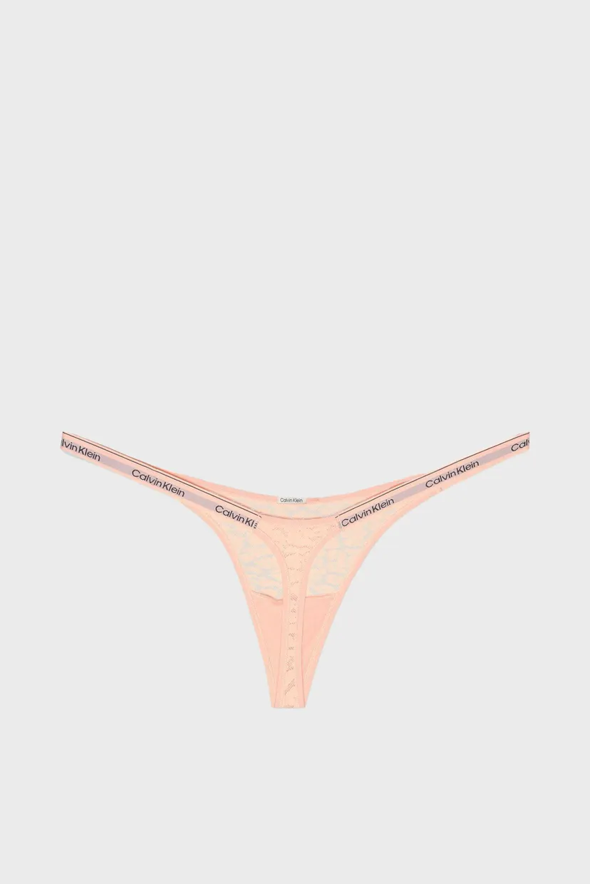 Женские персиковые трусики DIPPED STRING THONG 6