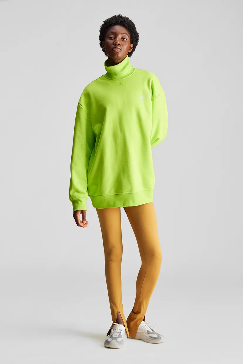 Женская салатовая спортивная кофта adidas by Stella McCartney High