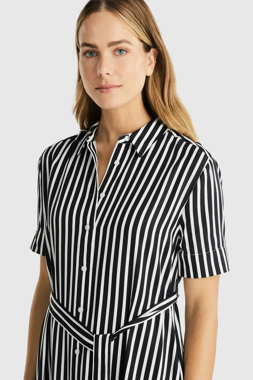 Жіноча сукня у смужку FLUID STRIPE SS KNEE 4