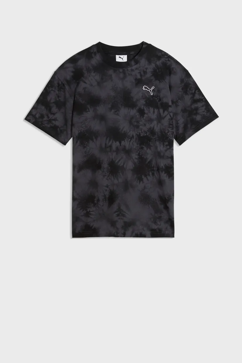 Детская черная футболка с узором Essentials Relaxed Tie-Dye Tee Youth 5