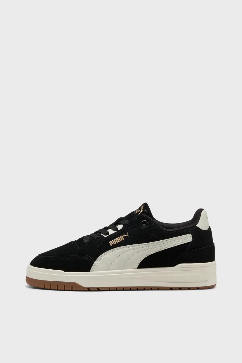 Черные замшевые сникерсы Shuffle Downtown Sneakers Unisex 3