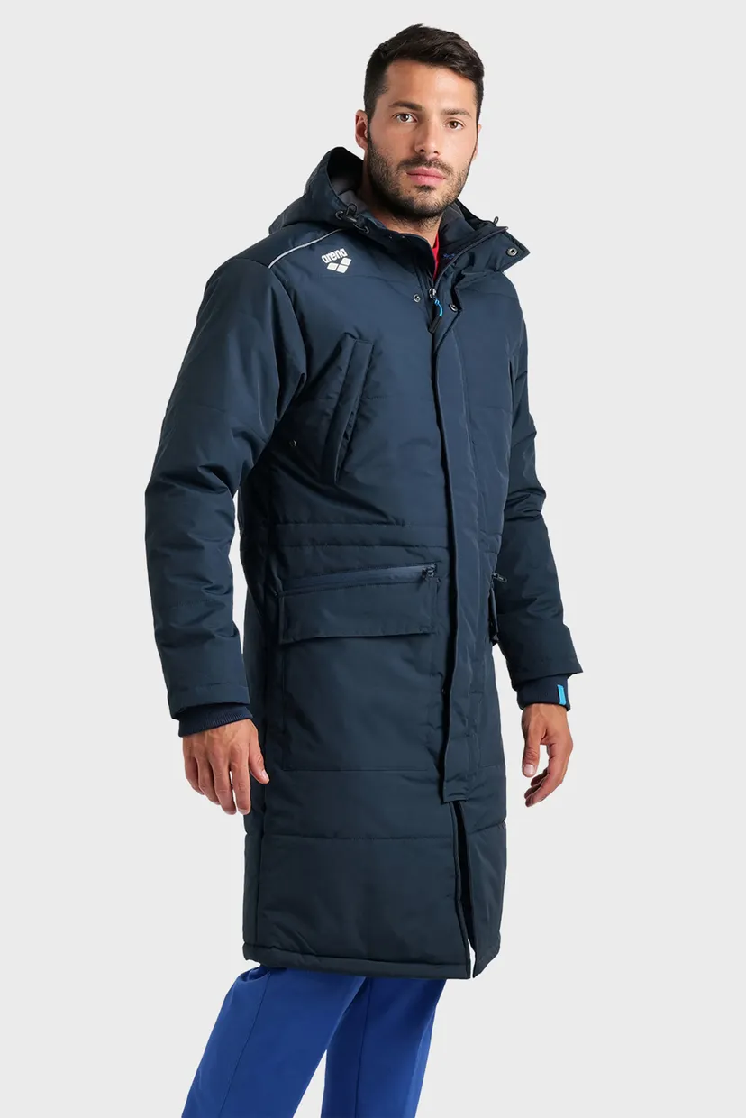 Темно-синяя парка TEAM PARKA SOLID (унисекс) 3