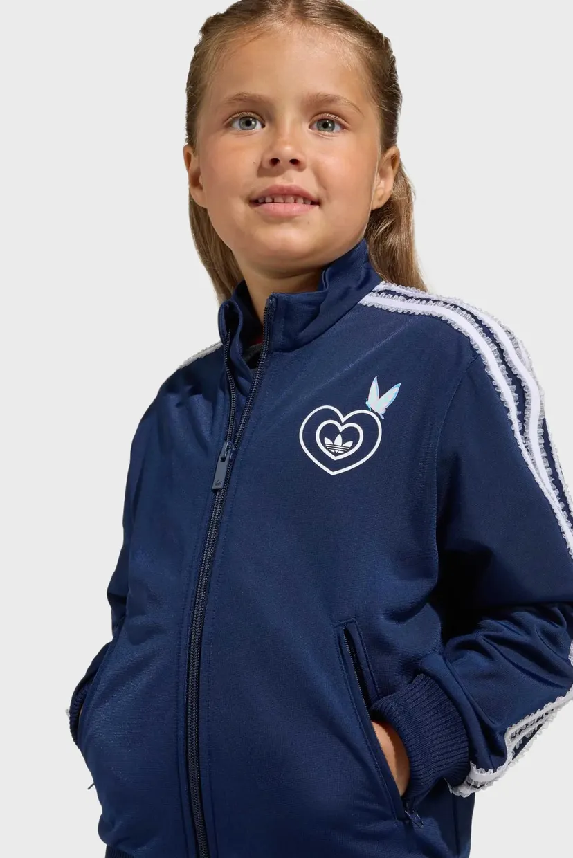 Детский темно-синий спортивный костюм (кофта, брюки) adidas DISNEY FIREBIRD 4