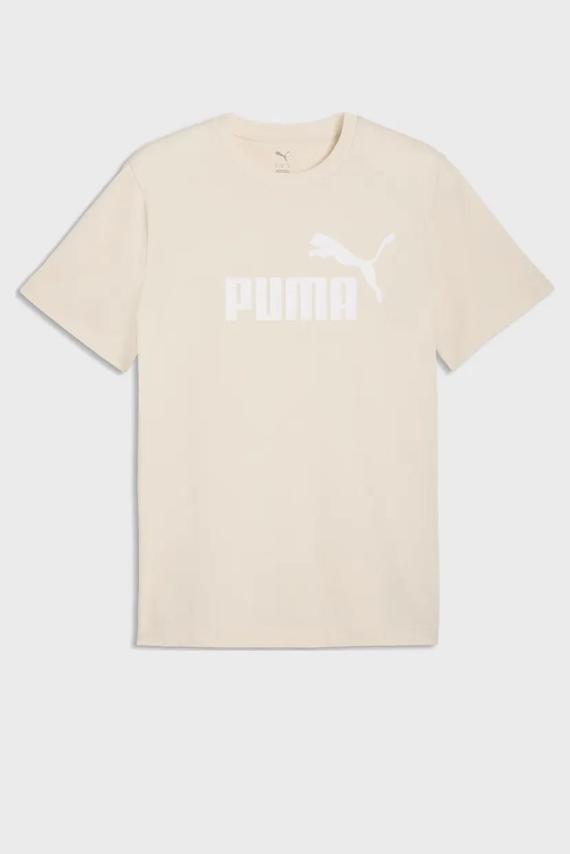 Мужская бежевая футболка ESS No. 1 Logo Tee Men 4