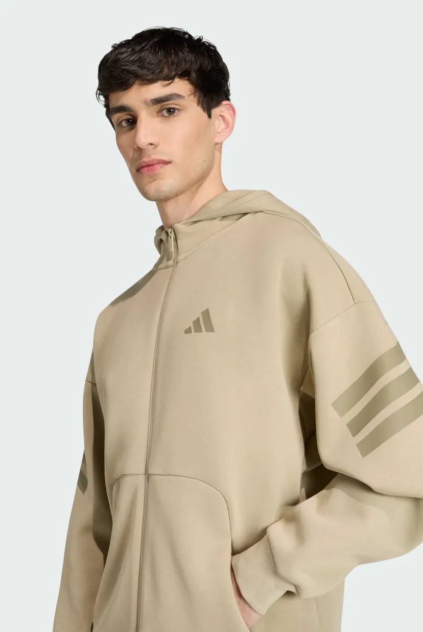 Мужское бежевое худи Future Icons 3-Stripes 4