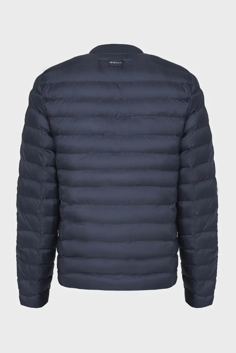 Чоловіча темно-синя куртка QUILTED COLLARED 8