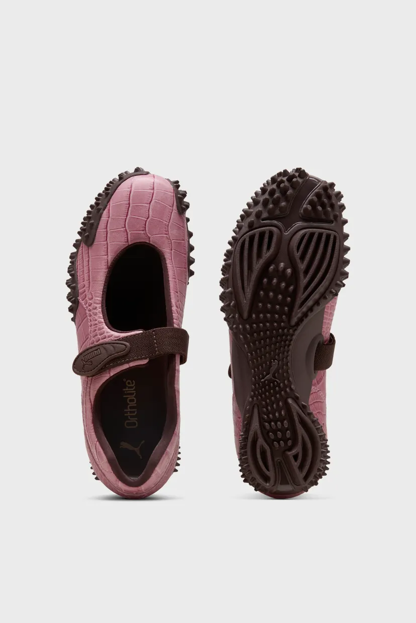 Рожеві шкіряні балетки Mostro Fey Sneakers Unisex 4