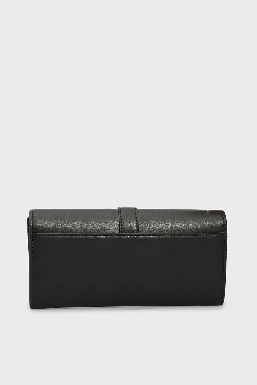 Женский черный кошелек TH HERITAGE LRG FLAP 3