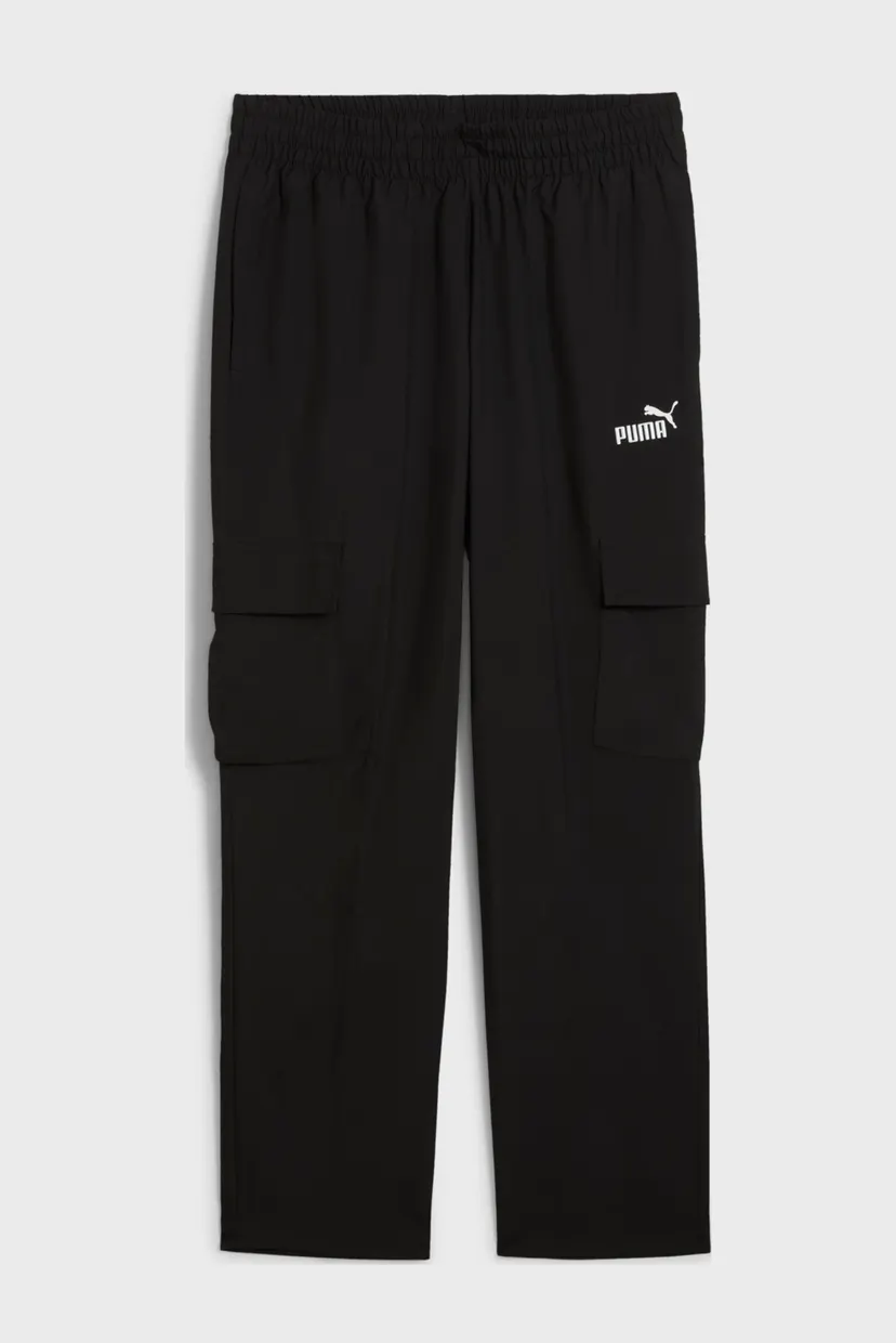 Мужские черные спортивные брюки Essentials No. 1 Logo Woven Cargo Pants Men 4