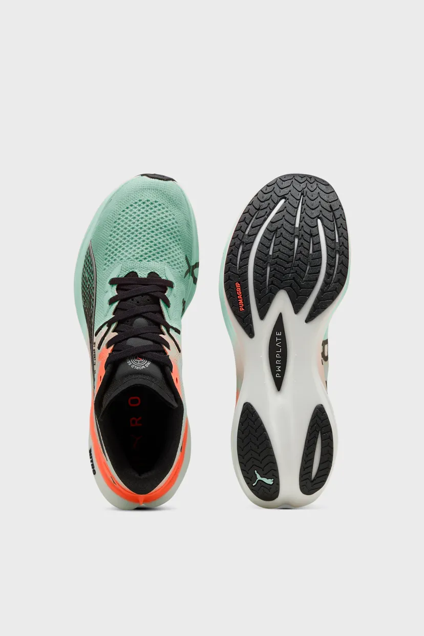 Мужские зеленые кроссовки PUMA x HYROX Deviate NITRO™ 3 Running Shoes Men 4