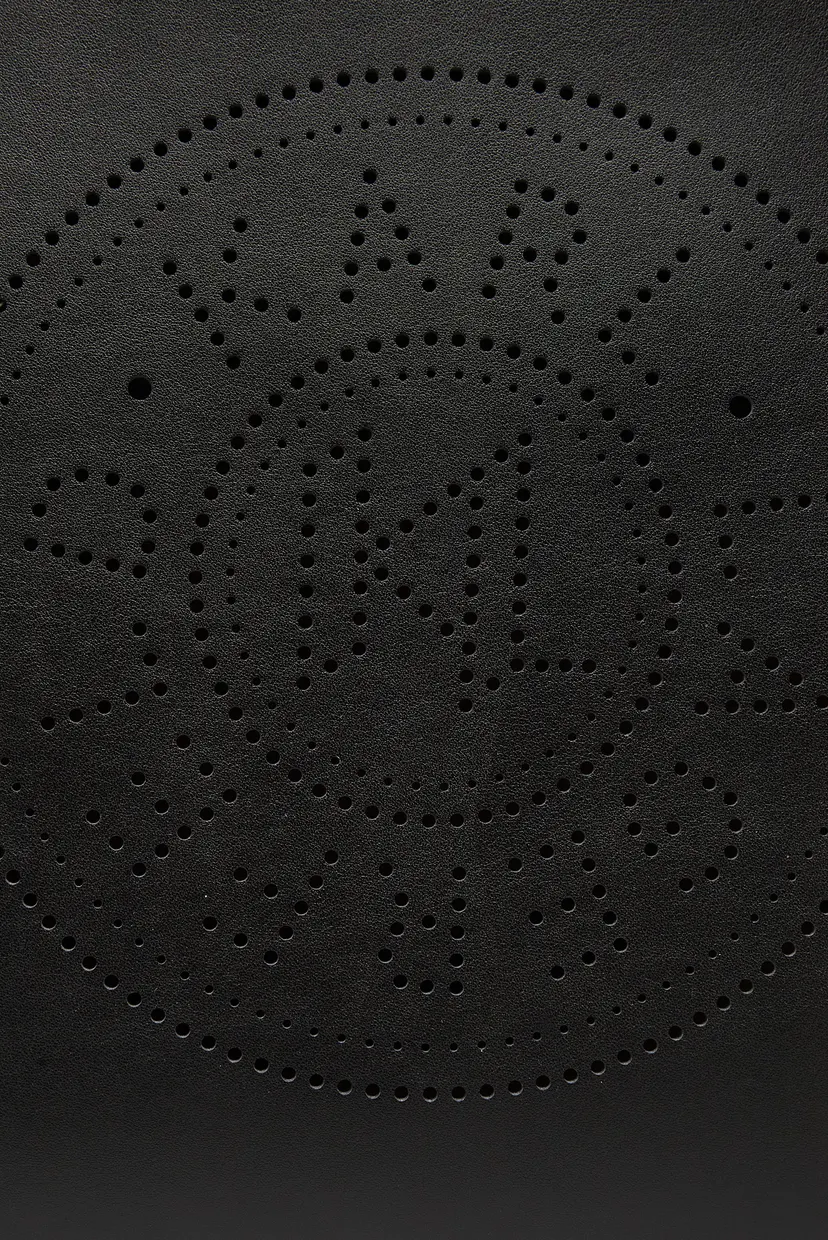 Жіноча чорна шкіряна сумка circle 6
