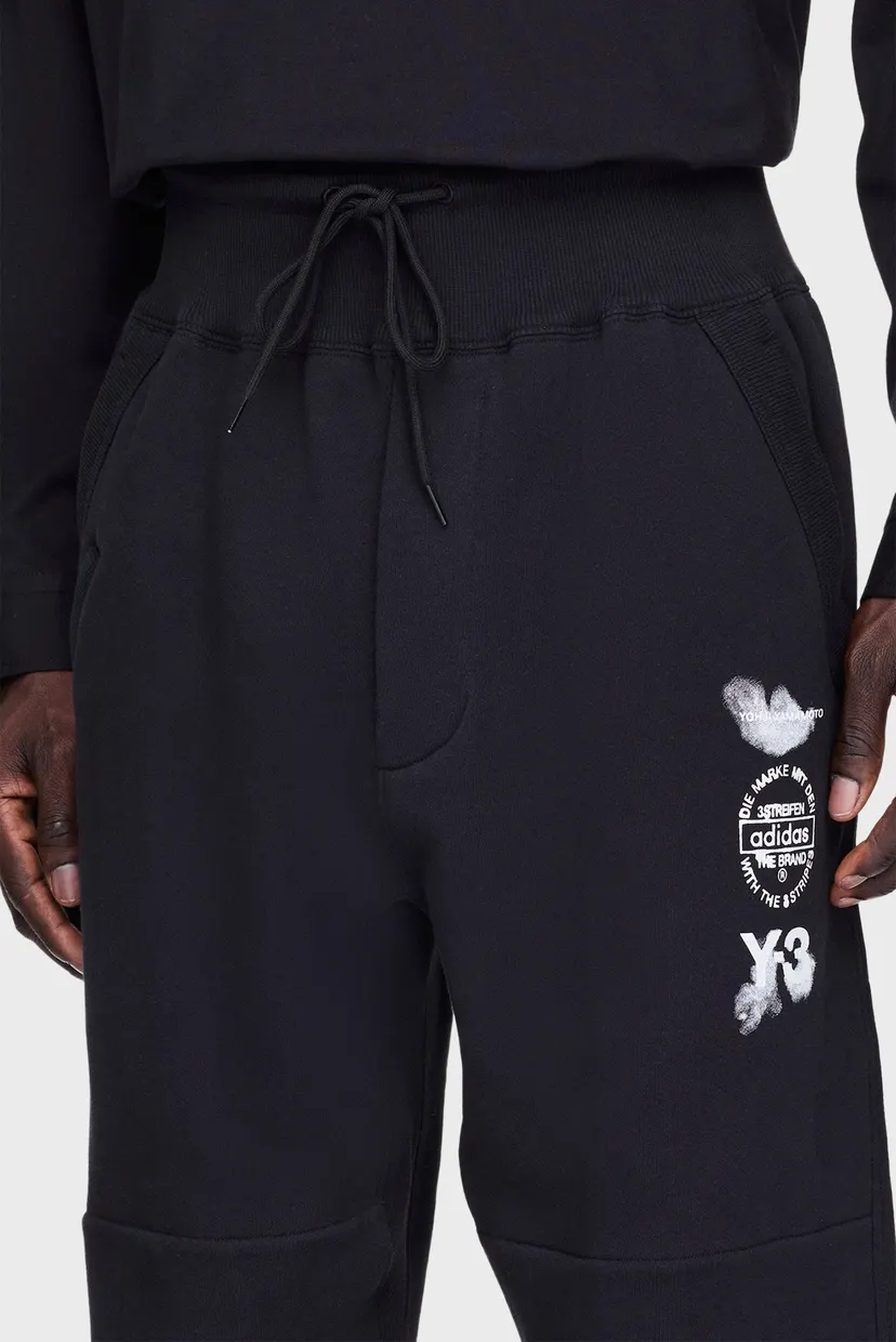 Чоловічі чорні спортивні штани Y-3 Cuffed 5