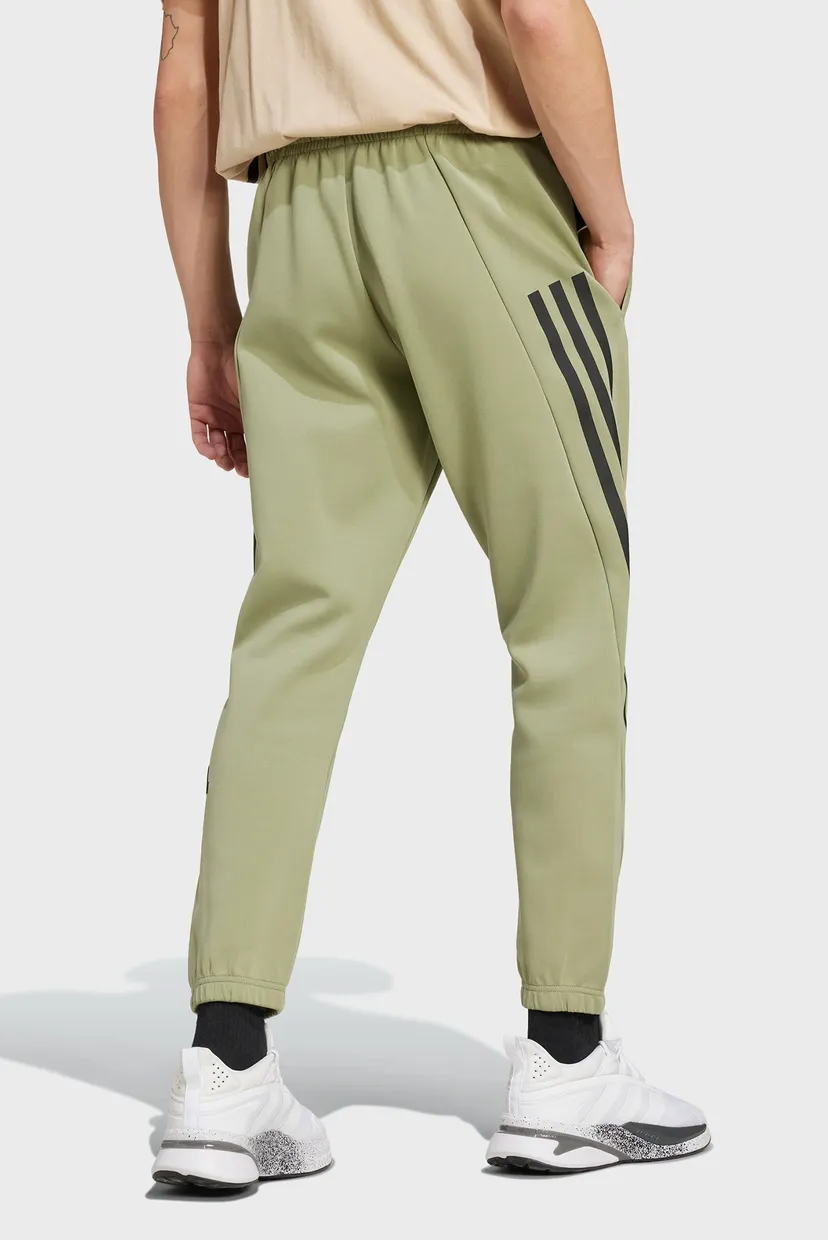 Мужские оливковые спортивные брюки Future Icons 3-Stripes 3
