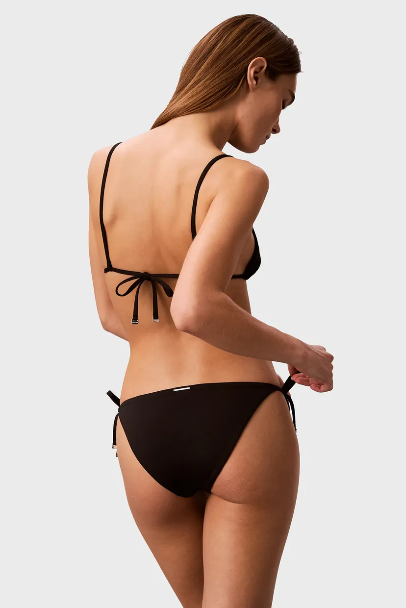 Женские черные трусики от купальника SIDE TIE 4