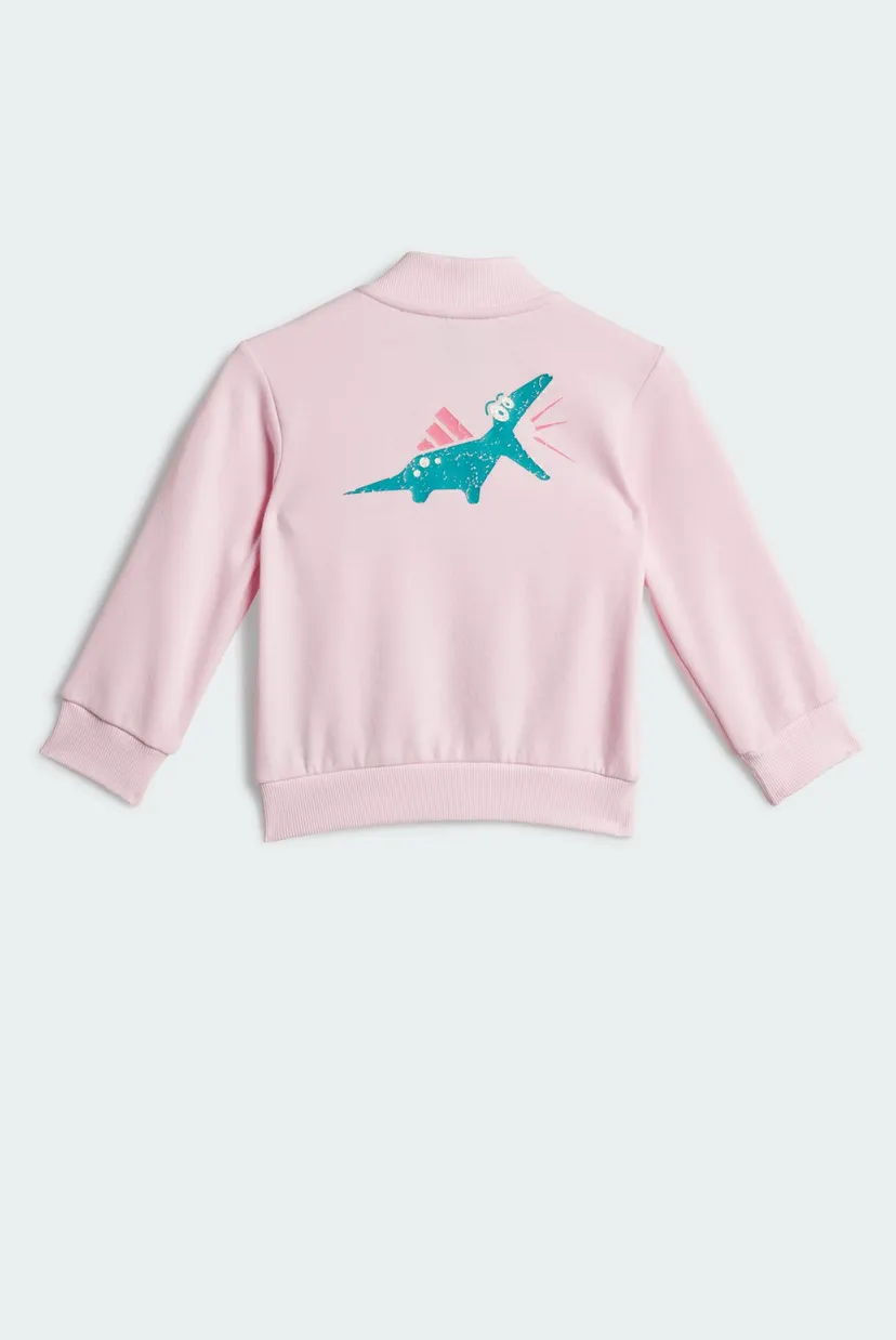 Детский розовый спортивный костюм (кофта, брюки) Seasonal Essentials Adiraptor Fleece Kids 3