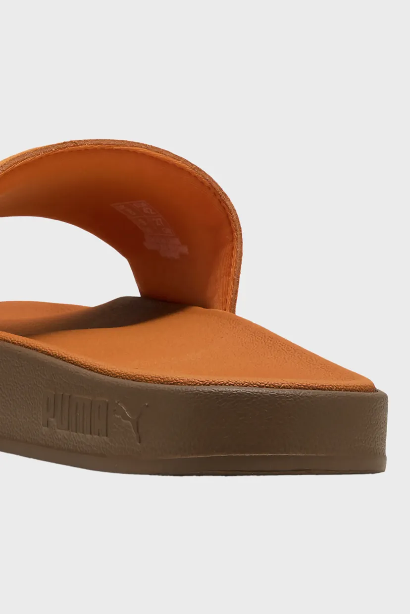 Оранжевые замшевые слайдеры Leadcat 2.0 Palermo Foil Slides Unisex 6