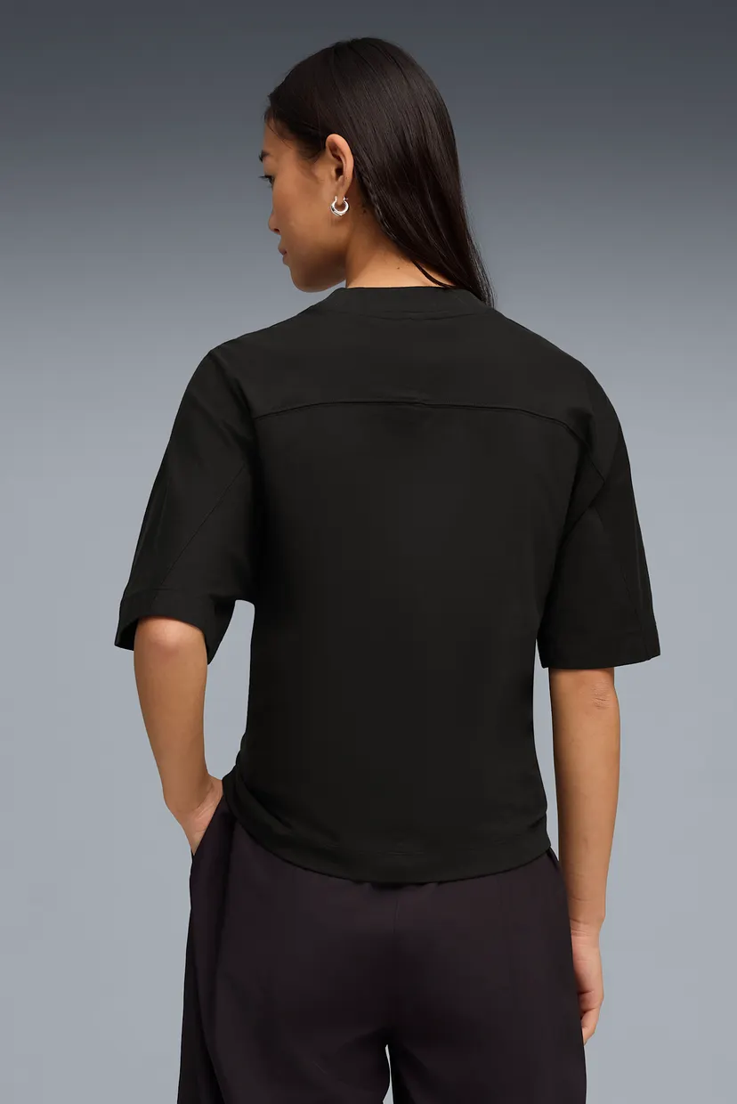 Жіноча чорна футболка Dare To Fitted Waist Tee Women 3