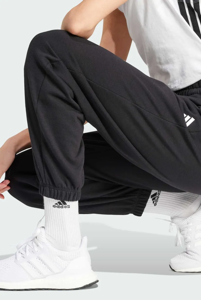 Жіночі чорні спортивні штани Essentials Small Logo French Terry Cuffed 5